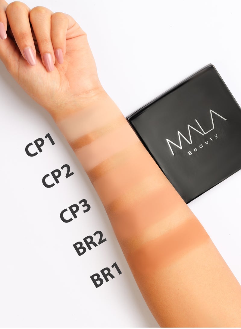 mala beauty Bronzing Powder Shade 2 - Image 2
