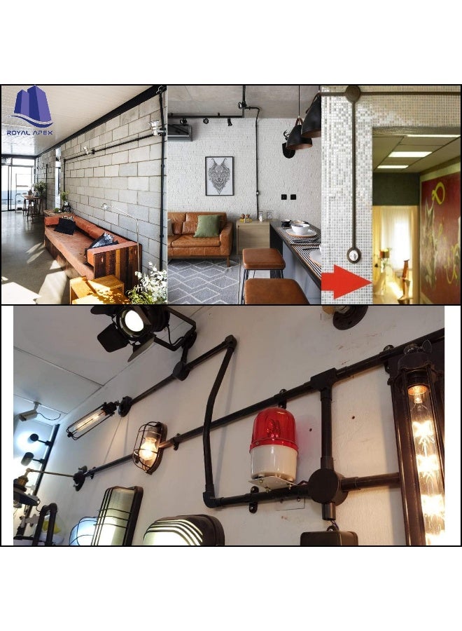 Royal Apex Pvc Electrical Conduit Pipe And Fittings For Indoor And Outdoor Electrical Wiring And Cabling Pack Of 10 25Mm Saddle - Image 4