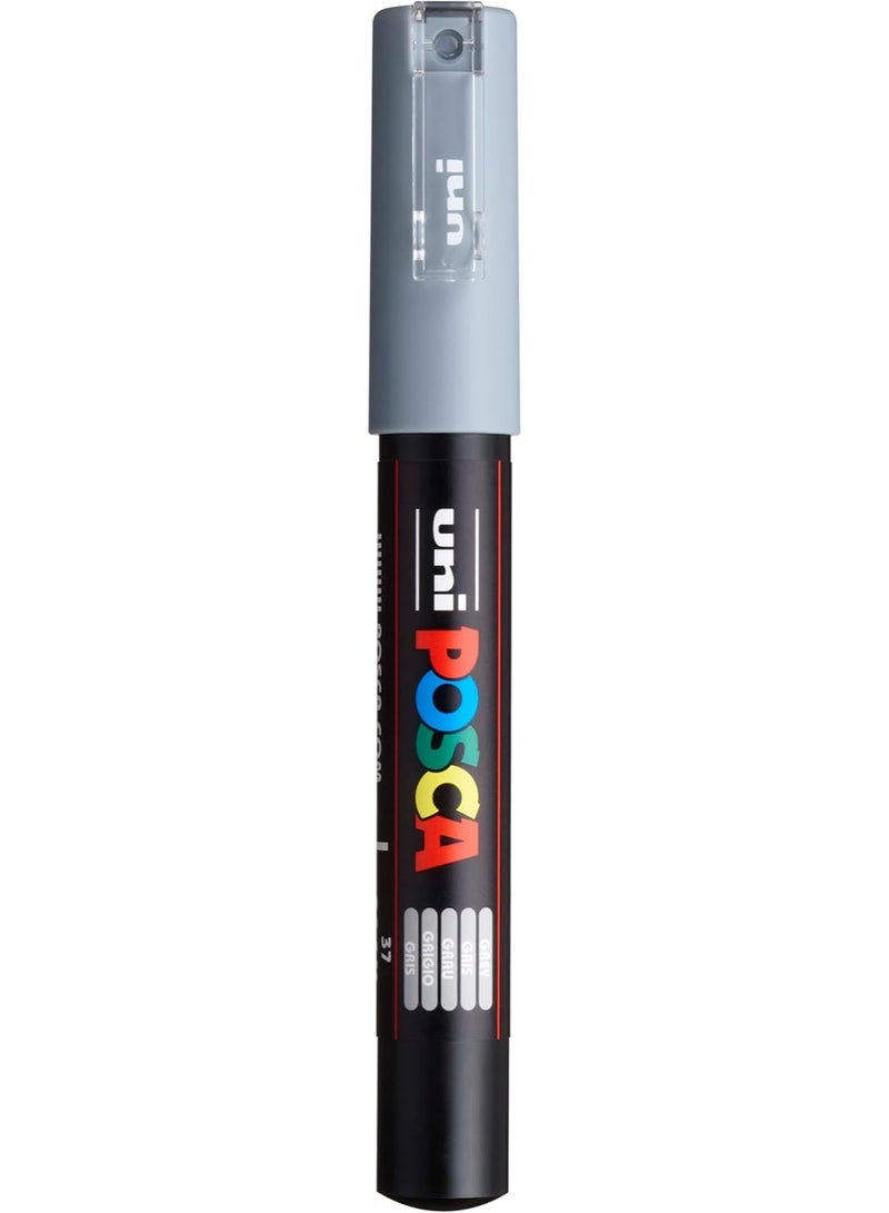 Posca 1 m Mitsubishi Marker - Grey