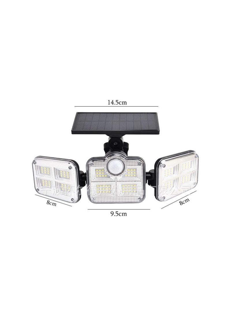 Y&D - JOYWAY Solar Outdoor Light with Motion Sensor, Rotatable 122 Pcs LED Powered Security Light, Waterproof Outdoor, Super Bright Wall 3 Modes With remote control - Image 1