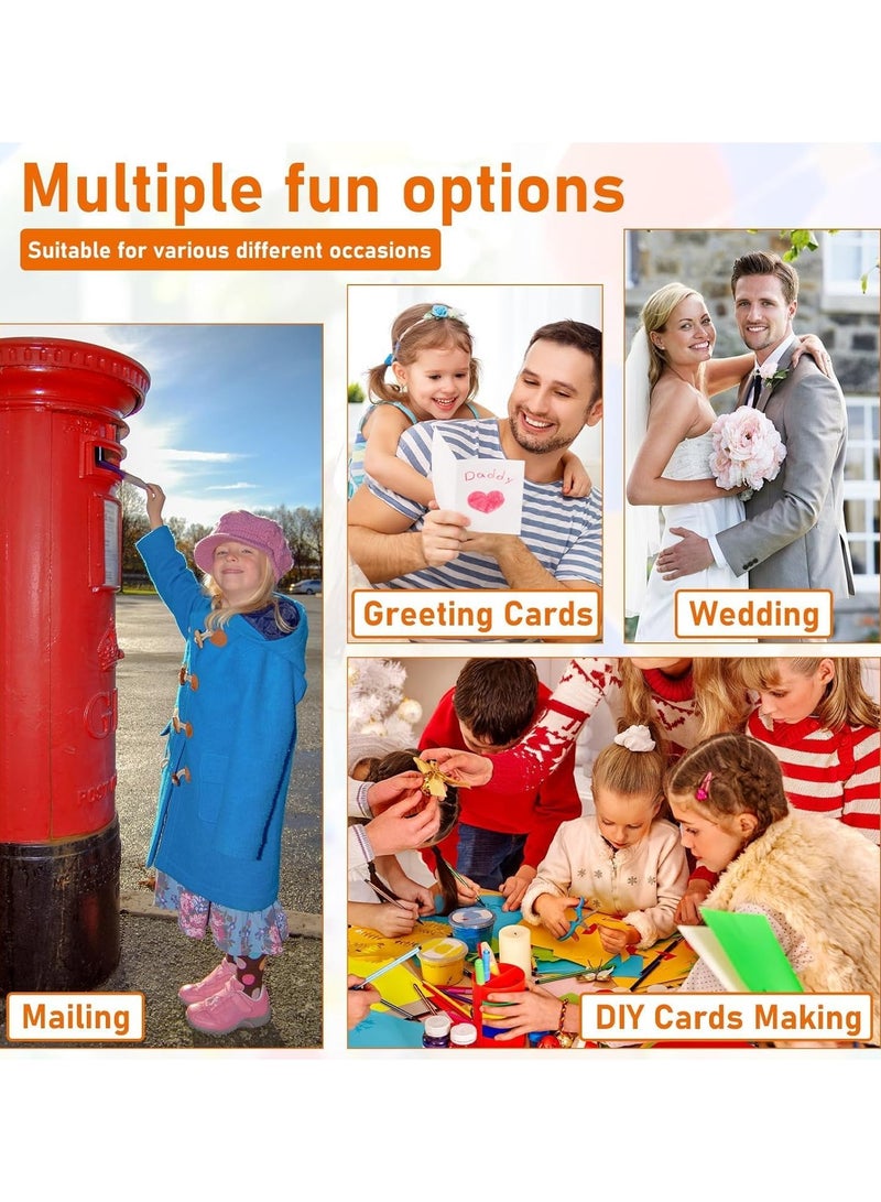 MARKQ [عبوة من 50] ورق كاردستوك أحمر A4، 180 جرام سمك ورق، 550 جرام - ورق كارد ثقيل للطباعة، ألبومات القصاصات، صنع البطاقات، الدعوات، القوائم، المنشورات، الحرف اليدوية (21 × 29.7 سم) - Image 2