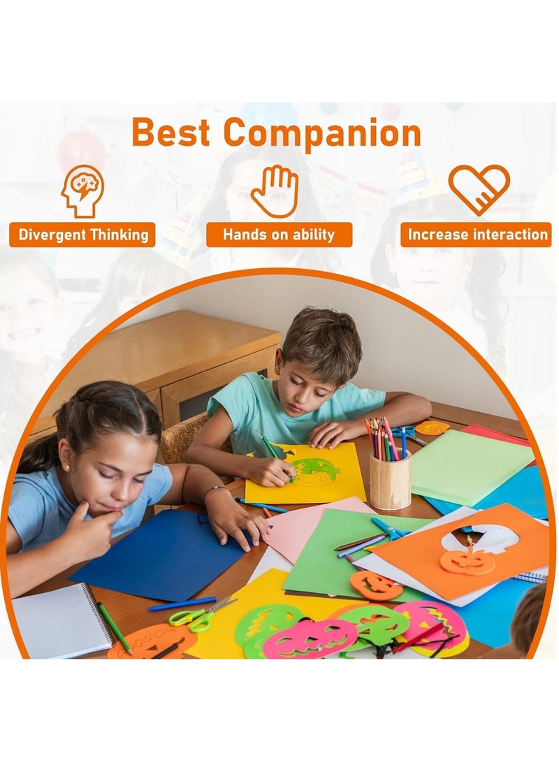 MARKQ [عبوة من 50] ورق كاردستوك أحمر A4، 180 جرام سمك ورق، 550 جرام - ورق كارد ثقيل للطباعة، ألبومات القصاصات، صنع البطاقات، الدعوات، القوائم، المنشورات، الحرف اليدوية (21 × 29.7 سم) - Image 3