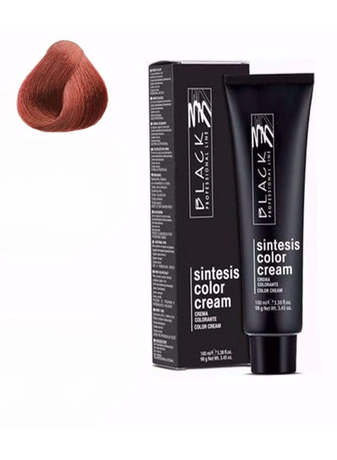 بلاك بروفيشينال لاين كريم صبغة بلاك سينتيسيس الأشقر النحاسي الداكن 6.4 - صبغة شعر دائمة - Image 1