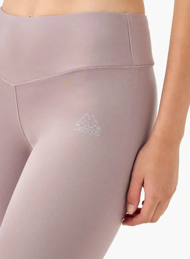 Kappa Kappa Logo Print Panelled Leggings