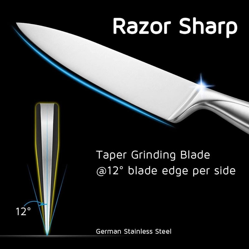Kitchen Knife 7inch Stainless Steel Ultra Sharp Steel Knife 1 PC - Image 4