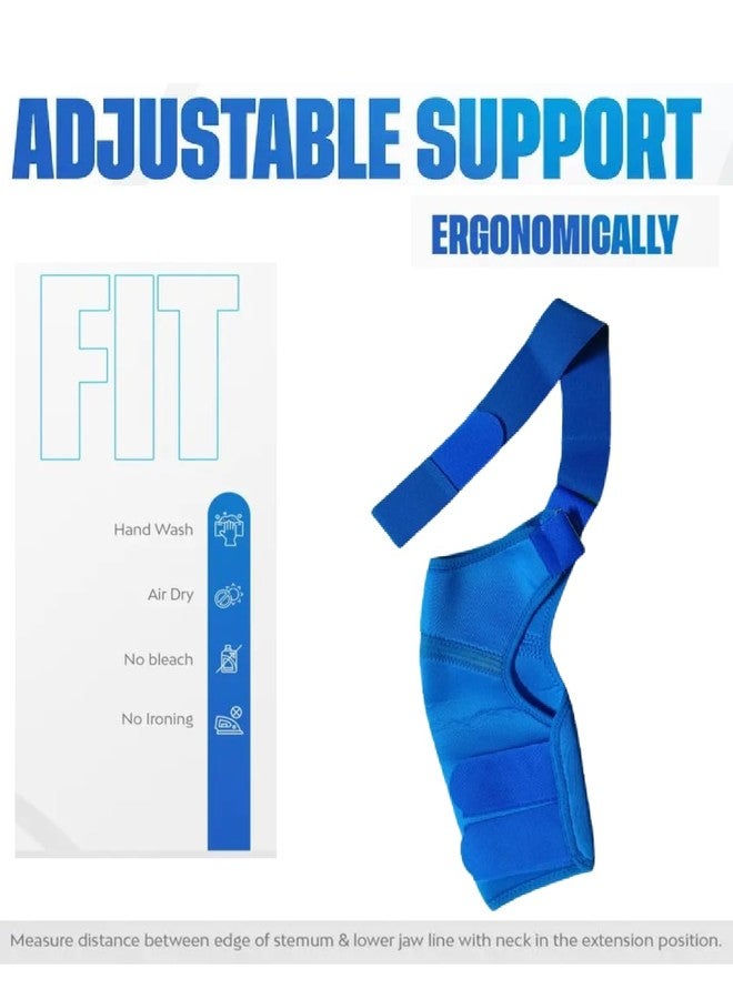 MEDTRIX Shoulder Support Adjustable Right Brace Compression Pad (Blue) (RIGHT) - Image 2