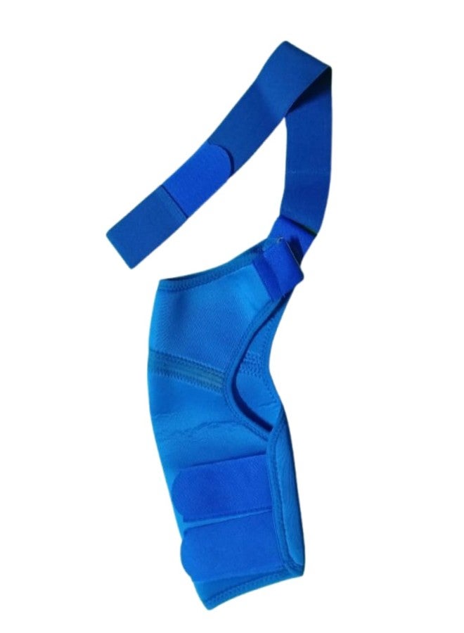 MEDTRIX Shoulder Support Adjustable Right Brace Compression Pad (Blue) (RIGHT) - Image 3