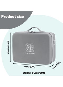 Generic Hard Case for DJI Avata 2 Drone Fly More Combo Waterproof Carrying Case for Avata 2 Protective Case for DJI Goggles 3 u0026 RC Motion 3 Accessories  - Image 2