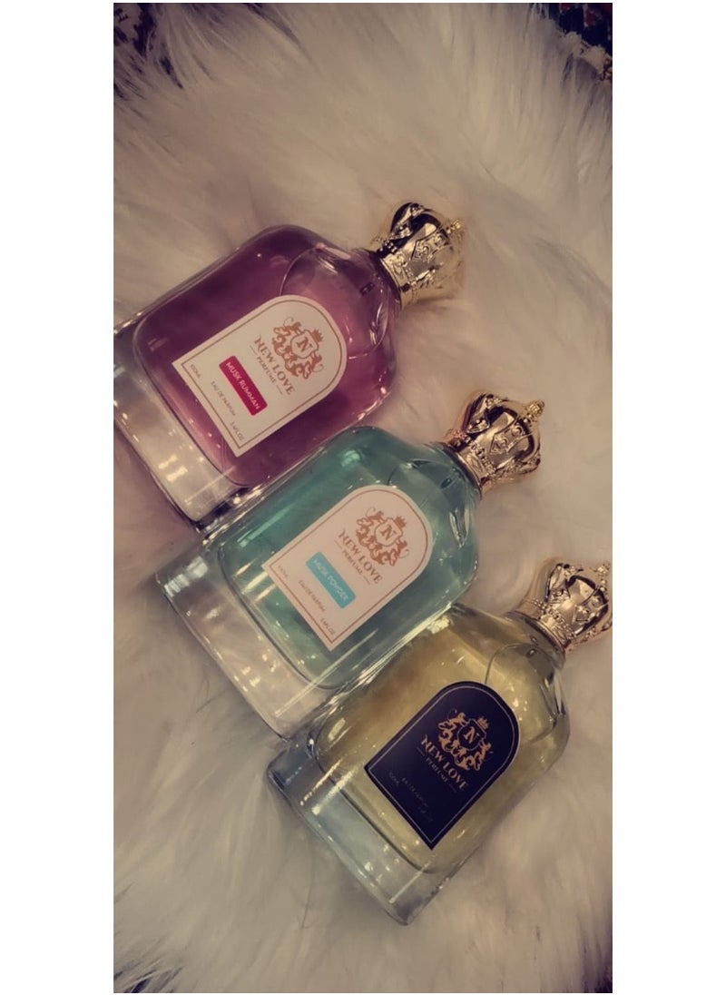 نيو لوف  مجموعه مكونه من 3 عطور نسائيه جميله 100 مل 