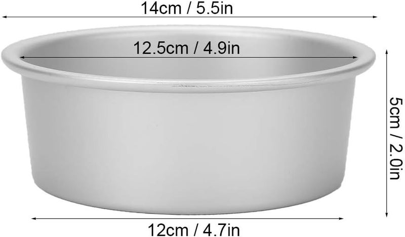 aqxreight Aluminum Alloy Round Shape Cake with Removable Bottom DIY Baking Accessory Kitchen Tool - Image 3