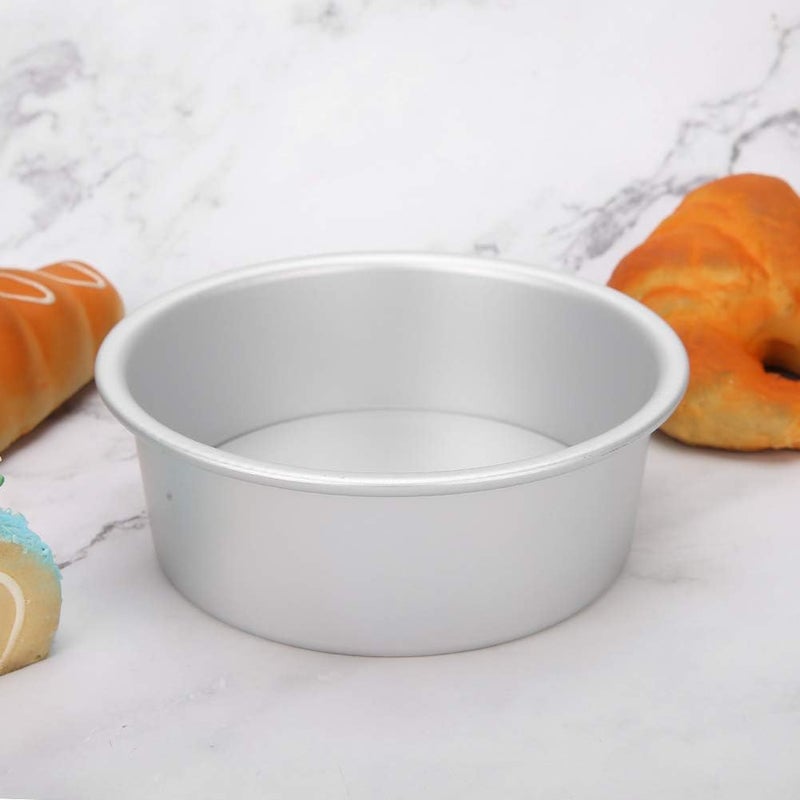 aqxreight Aluminum Alloy Round Shape Cake with Removable Bottom DIY Baking Accessory Kitchen Tool - Image 5