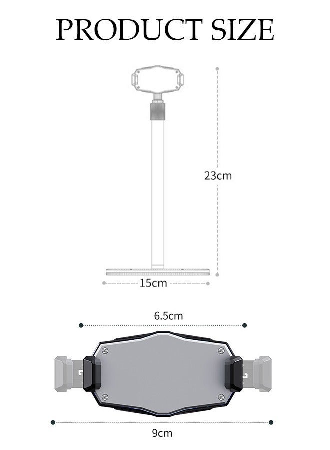 DUNISO Phone Cooler for Live Streaming and Gaming with Adjustable Stand, Fast Phone Cooling Fan with LED Display, Semi-Conductor Cooling Chip Mobile Phone Radiator, Fit All Types of iPhone Android Smartphone - Image 4