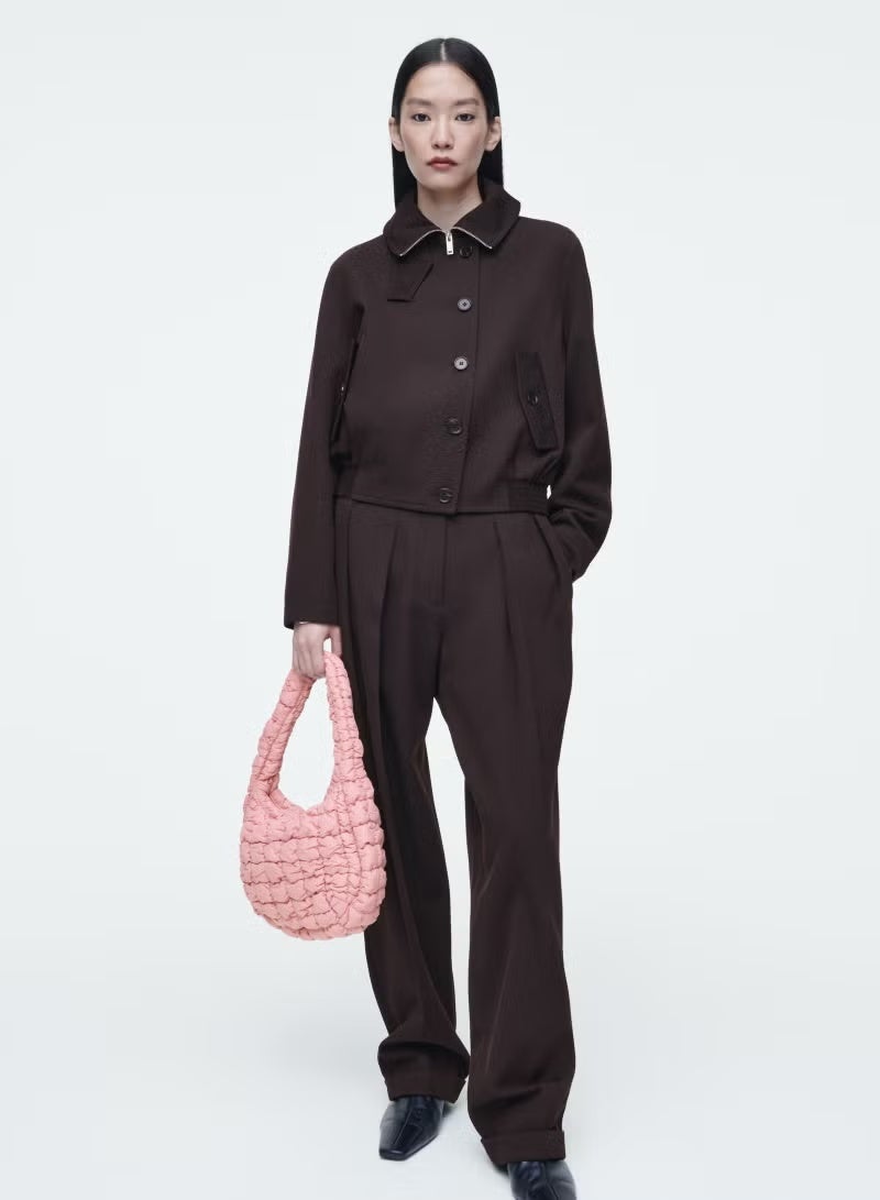 كوش حقيبة سحابة متوسطة الحجم للكتف - Image 4