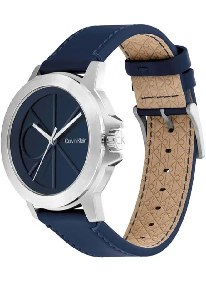 CALVIN KLEIN  Multifunction Quartz analog Watch Leather Bracelet for Men | Best Price UAE