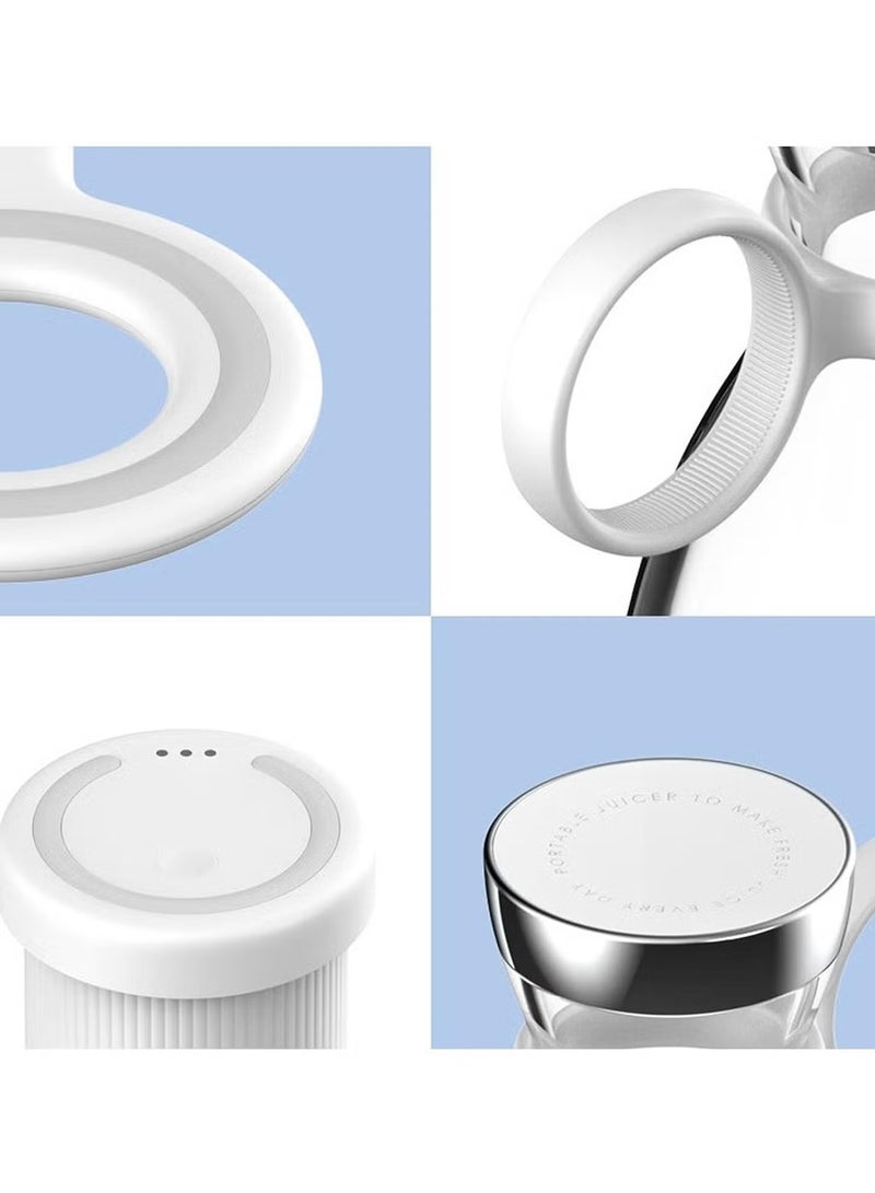 TIGER 500ml Portable Mini Blender – USB Rechargeable, Magnetic Suction, Compact Juice Cup for Smoothies, Shakes, and Juices – Travel-Friendly, Easy-to-Clean Design for Home, Gym, and On-the-Go - Image 3