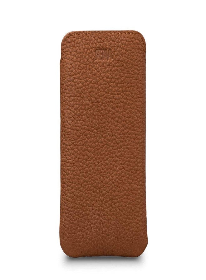 SENA UltraSlim Classic, Leather Sleeve Case Compatible with (Tan, iPhone 12 Pro Max) - Image 1