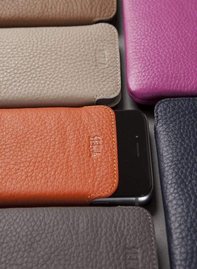 SENA UltraSlim Classic, Leather Sleeve Case Compatible with (Tan, iPhone 12 Pro Max) - Image 5