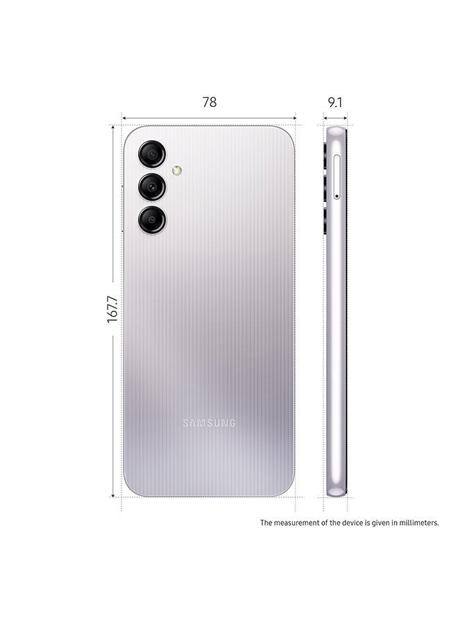 Captaintech Galaxy A14 Dual Sim Silver 4GB RAM 128GB 5G - Middle East Version - Image 2