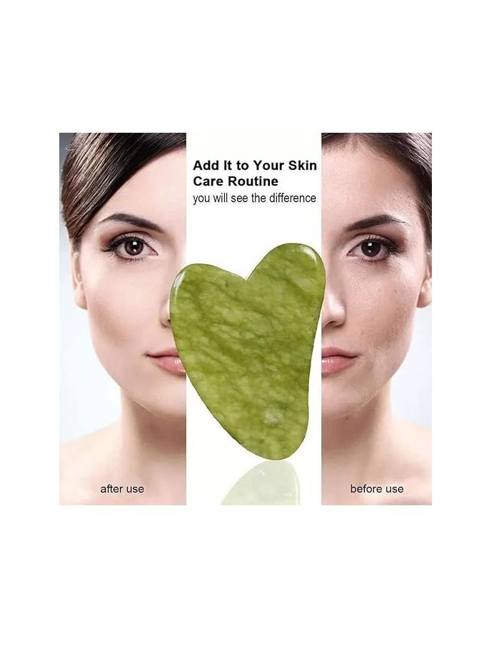 Generic Natural Stone Gua Sha Scraping Massage Tools For Spa Acupuncture Therapy Trigger Point Treatment Slimming  - Image 4