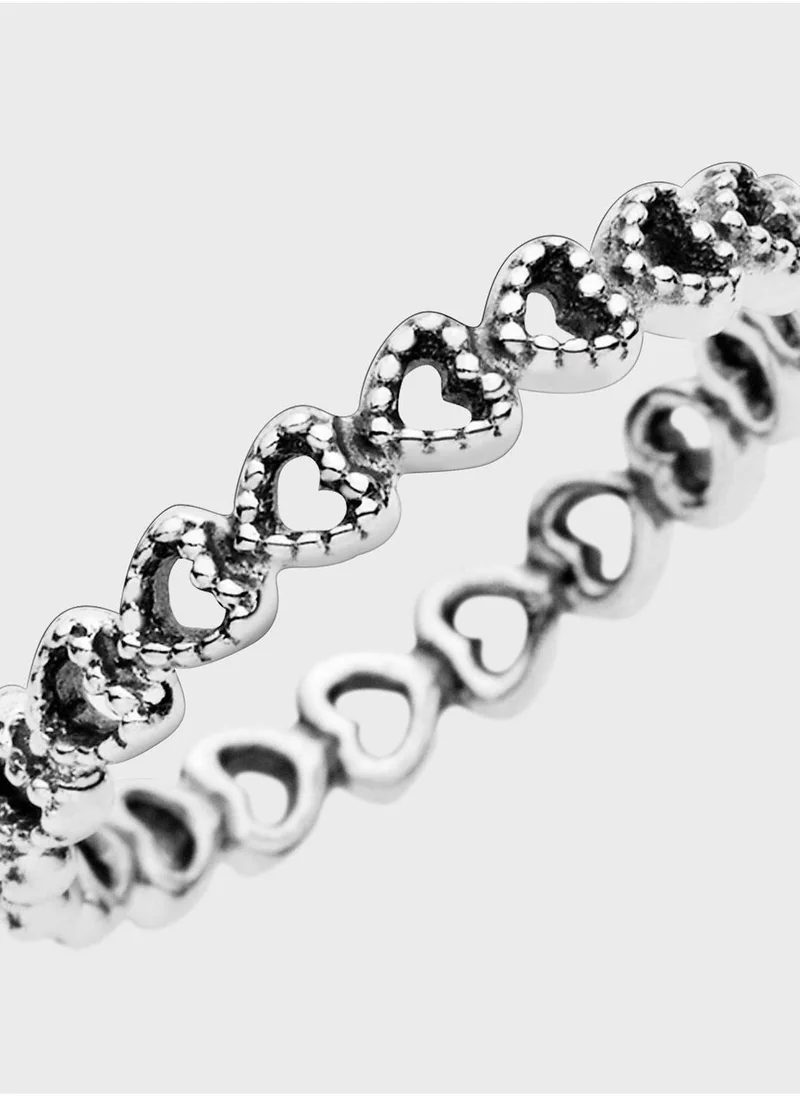 Pandora  Band Of Hearts Ring for Women | Best Price UAE