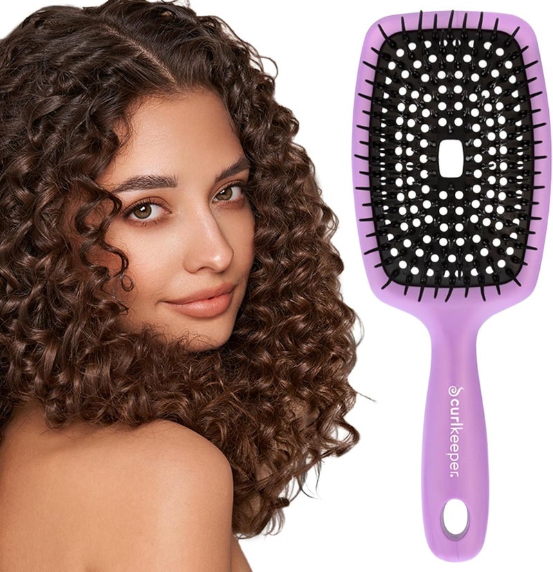 كيرل كيبر Curl Keeper HAIR SOLUTIONS - فرشاة فليكسي (أرجوانية) - Image 1