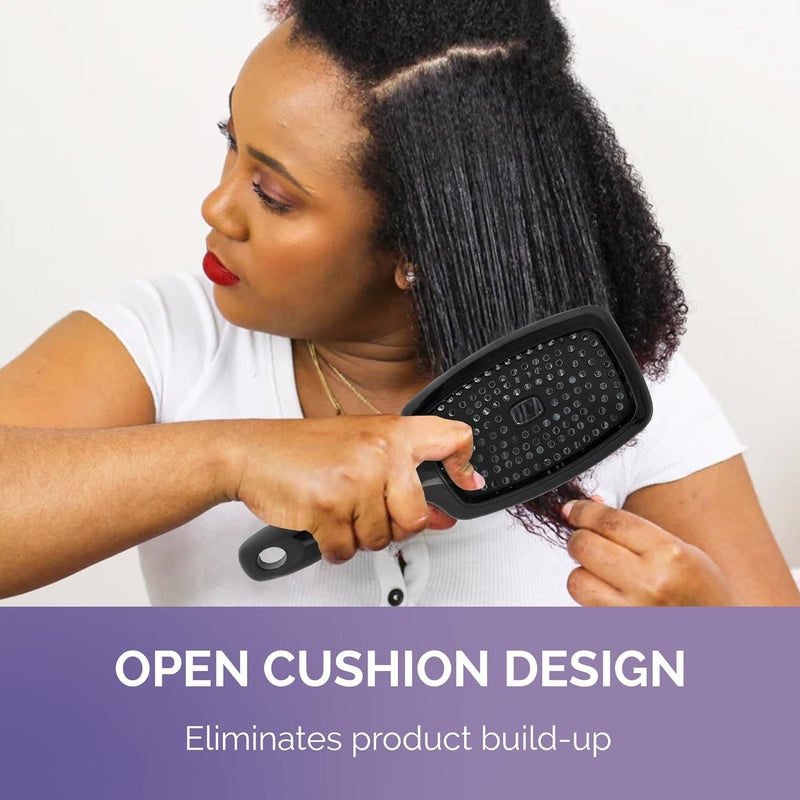 كيرل كيبر Curl Keeper HAIR SOLUTIONS - فرشاة فليكسي (أرجوانية) - Image 4