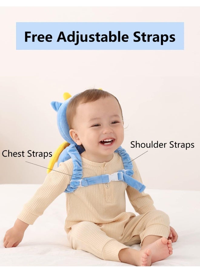 JunNeng JunNeng Toddler Baby Head Protection Cushion Backpack Wear, Dinosaur  - Image 4