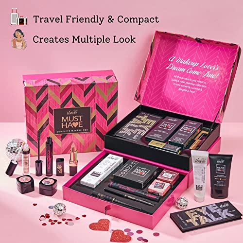 Iba Must Have Complete Makeup Box for Women (Dusky) with 11 Essential Products | Waterproof | Bridal Makeup | Full Face Makeup | 100% Vegan & Cruelty Free - Image 2