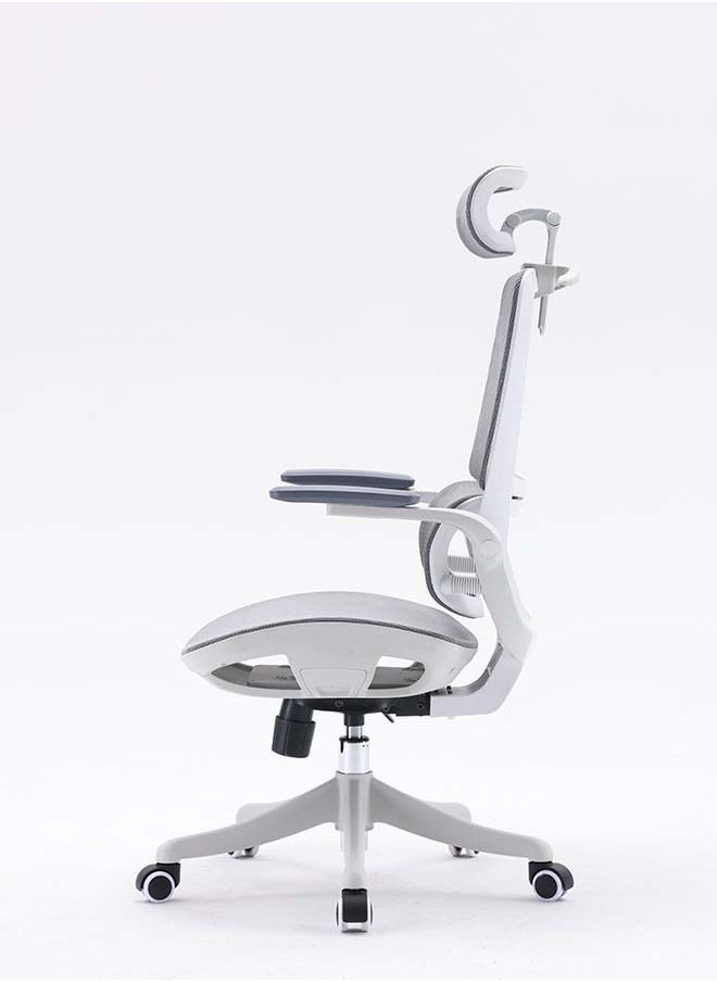 SIHOO أثاث مكتب SIHOO غرفة M59AS 3D مساند ذراع قابلة للتعديل رمادي رفع وضعية الظهر كرسي مكتب  - Image 3
