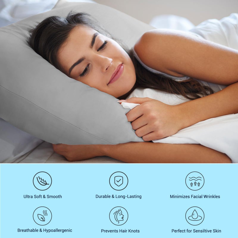 اليجير حالات وسادة التبريد الأنيقة للنوم الساخن الياباني Q-Max> 0.55 وسادة تبريد القوس أغطية وسادة تبريد مرنة مزدوجة الجان - Image 4