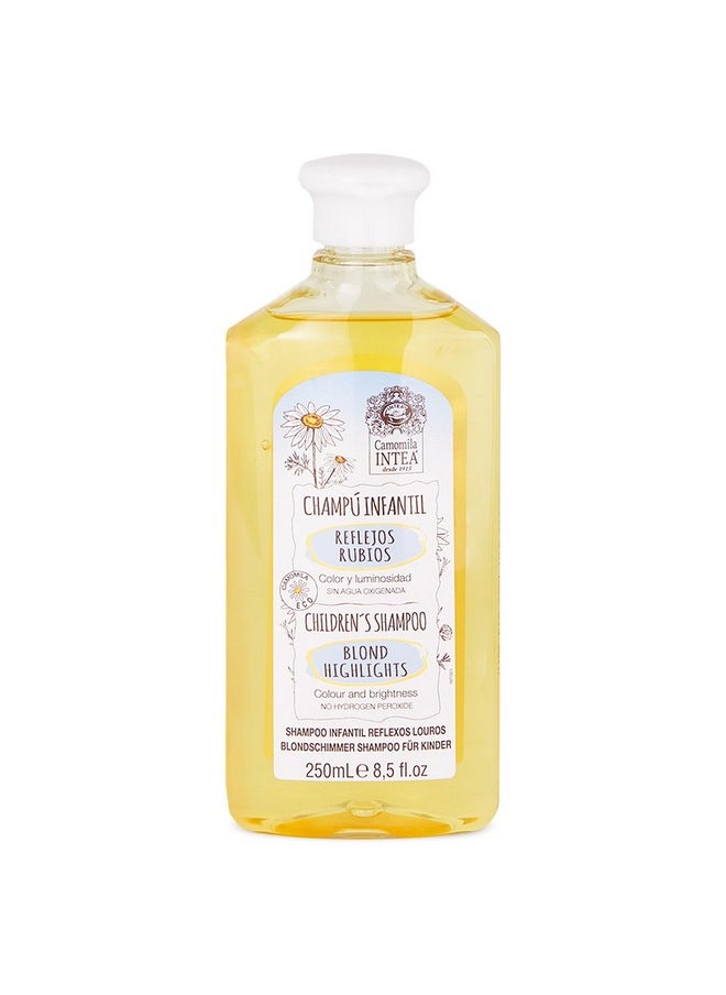 Intea Camomila Kids Shampoo For Blonde Highlights 8.5Oz Chamomile Shampoo Hair Lightener For Kids Natural Extract Toddler Shampoo With No Silicones Or Parabens  - Image 1