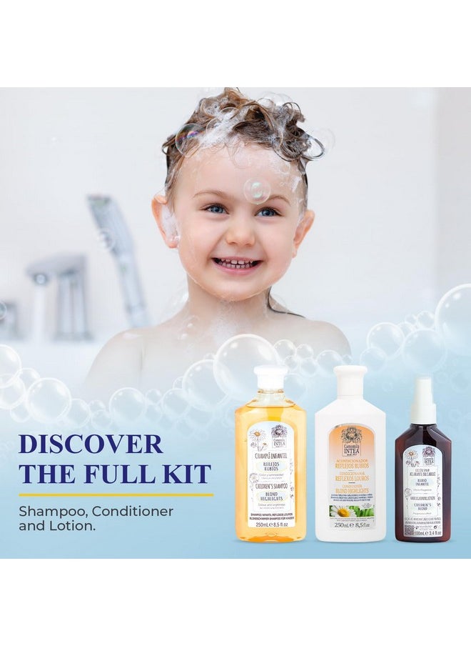 Intea Camomila Kids Shampoo For Blonde Highlights 8.5Oz Chamomile Shampoo Hair Lightener For Kids Natural Extract Toddler Shampoo With No Silicones Or Parabens  - Image 5