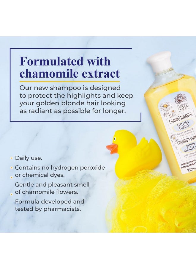Intea Camomila Kids Shampoo For Blonde Highlights 8.5Oz Chamomile Shampoo Hair Lightener For Kids Natural Extract Toddler Shampoo With No Silicones Or Parabens  - Image 2