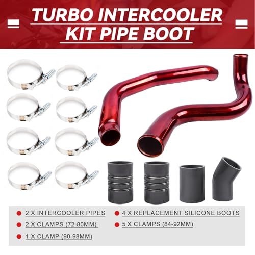Autoptzxd Turbo Intercooler kit Pipe Boot for 2003-2007 Ford F250 F350 F450 F550 Intercooler Pipe Boot kit 6.0L Diesel - Image 3