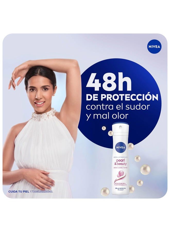 Nivea بخاخ نيفيا لؤلؤة الجمال مزيل العرق للنساء، 150 مل - Image 2