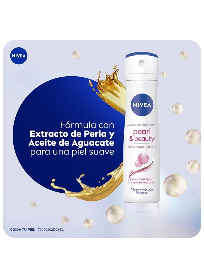 Nivea بخاخ نيفيا لؤلؤة الجمال مزيل العرق للنساء، 150 مل - Image 3
