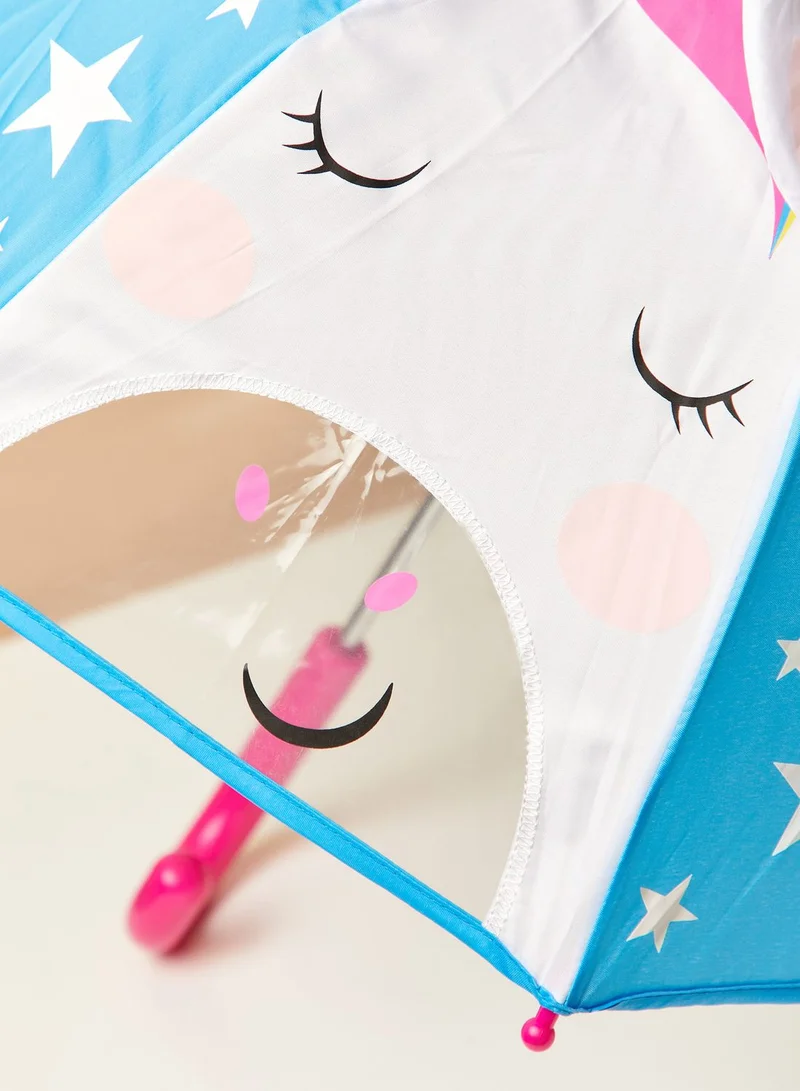 Floss & Rock 3D Rainbow Unicorn Umbrella