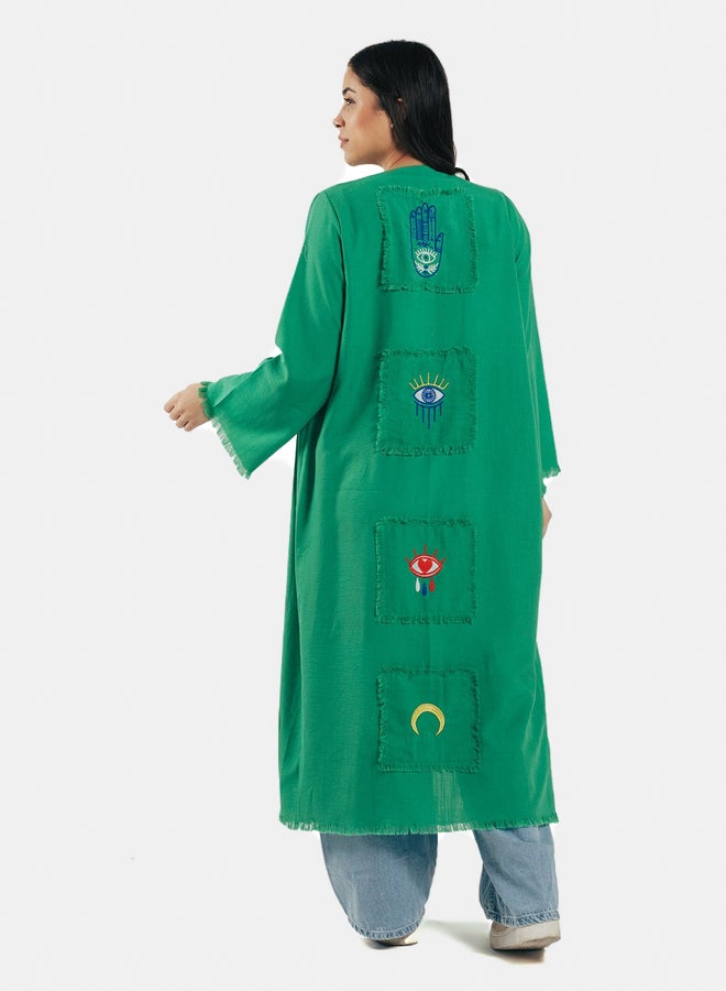 Clue Kimono with Back Patches  - Image 5
