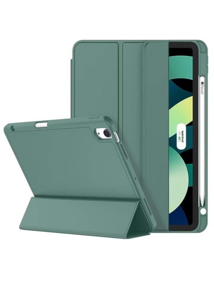 JAJEEK Case for iPad 10th Generation 10.9 Inch (2022 Model)  Slim Stand Hard Back Shell Cover with Auto Wake/Sleep Function, Durable Protection, Lightweight, and Stylish – Precise Cutouts for Easy Access to Ports, Buttons & Camera – Perfect Fit for iPad 10.9” 10th Gen Dark Green - Image 1