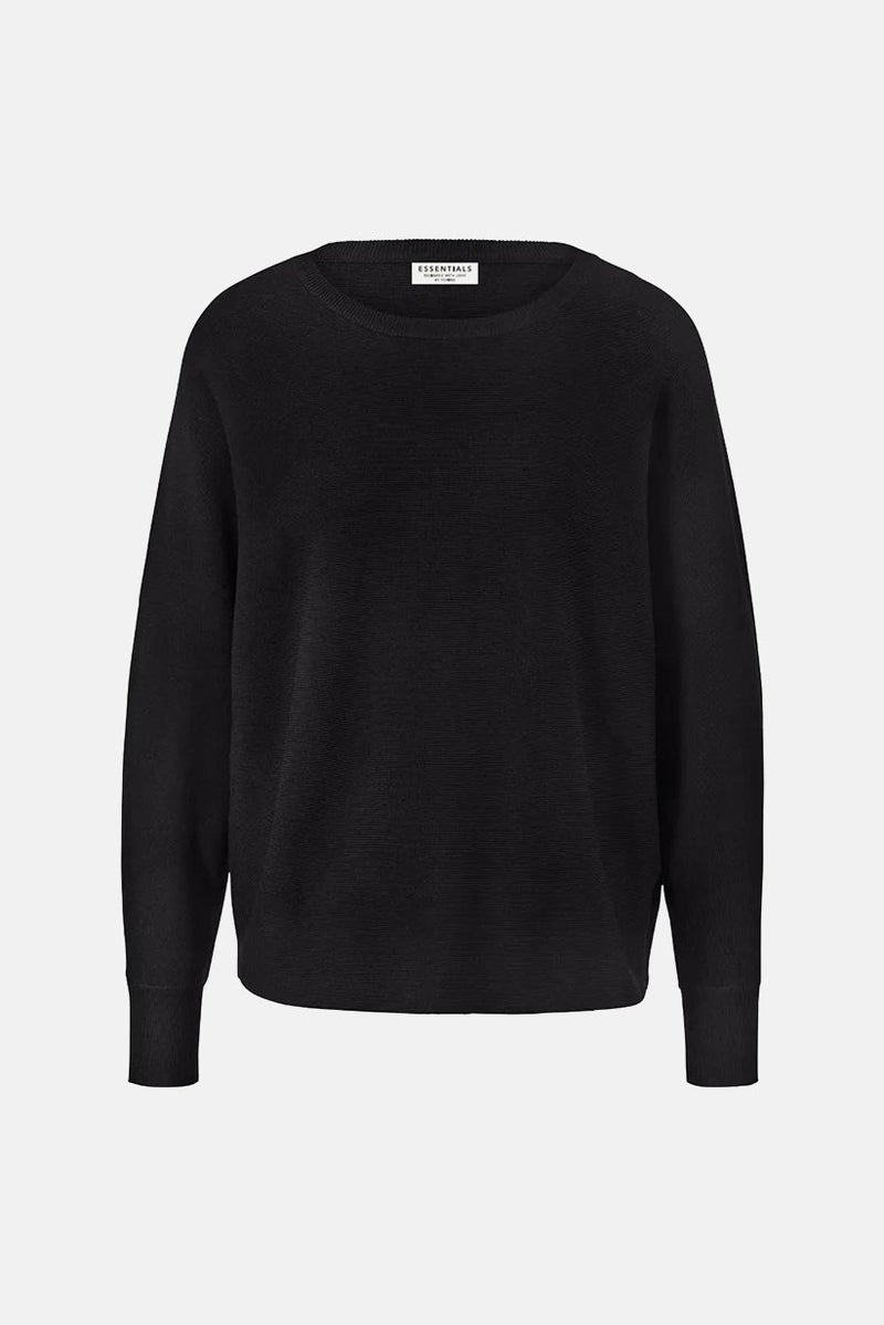 Tchibo Women Pullover Knitted Sweater, Black - Image 3