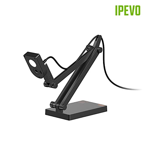 IPEVO V4K PRO Ultra HD USB Document Camera with AI-Enhanced Mic, for Classroom visualization, Online Teaching, Work from Home, Streaming, with Noise Cancellation for Clear Voice - Image 2