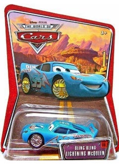 Disney Cars Disney Pixar Cars Bling Bling Lightning Mcqueen - Metal Series 1:55 Scale  - Image 5