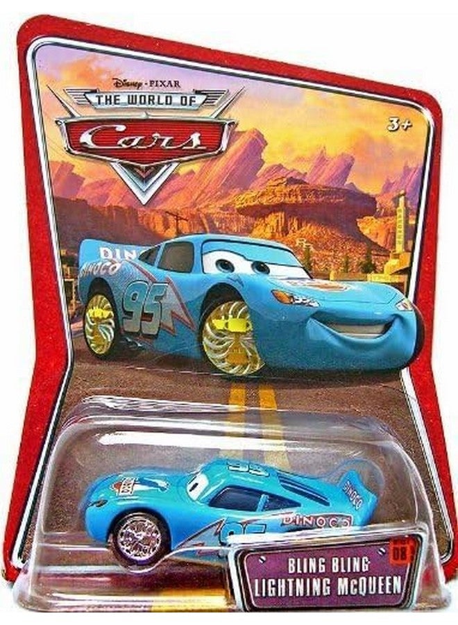 Disney Pixar Cars Bling Bling Lightning Mcqueen - Metal Series 1:55 Scale