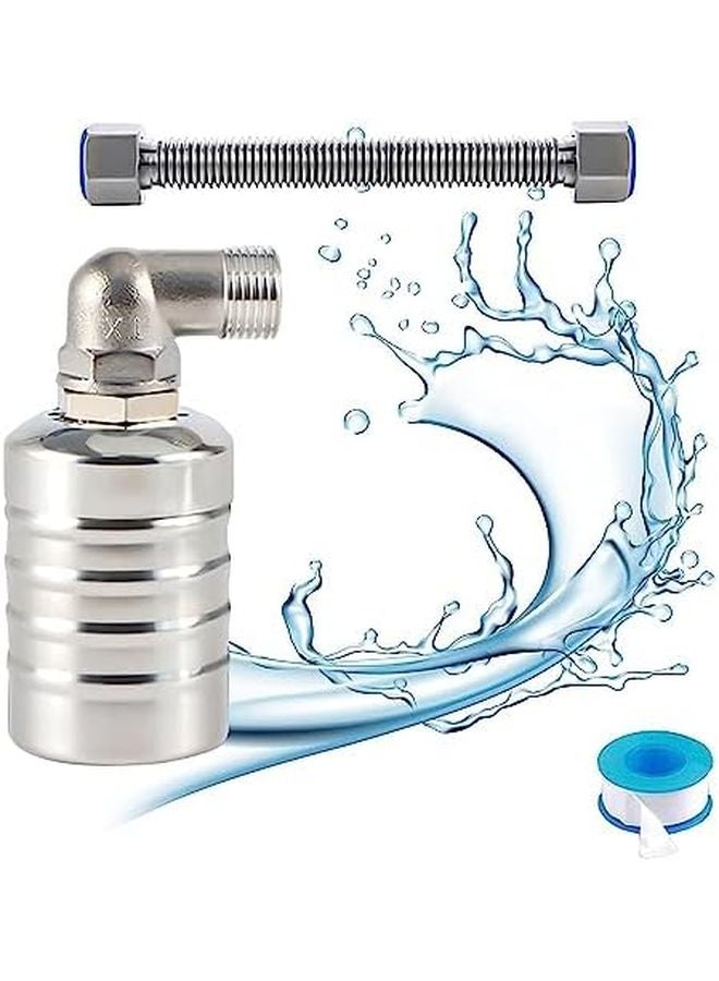 304 Stainless Steel 1 2 Inch Water Tank Float Valve Automatic Water Level Control - Image 2