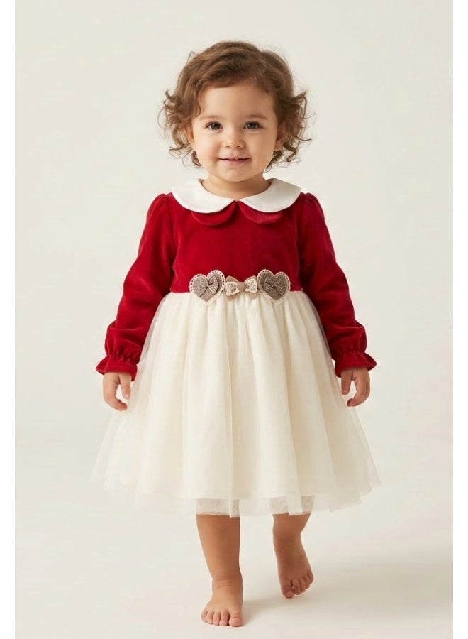 Cloud Fashion Red Tulle Dress - Image 1