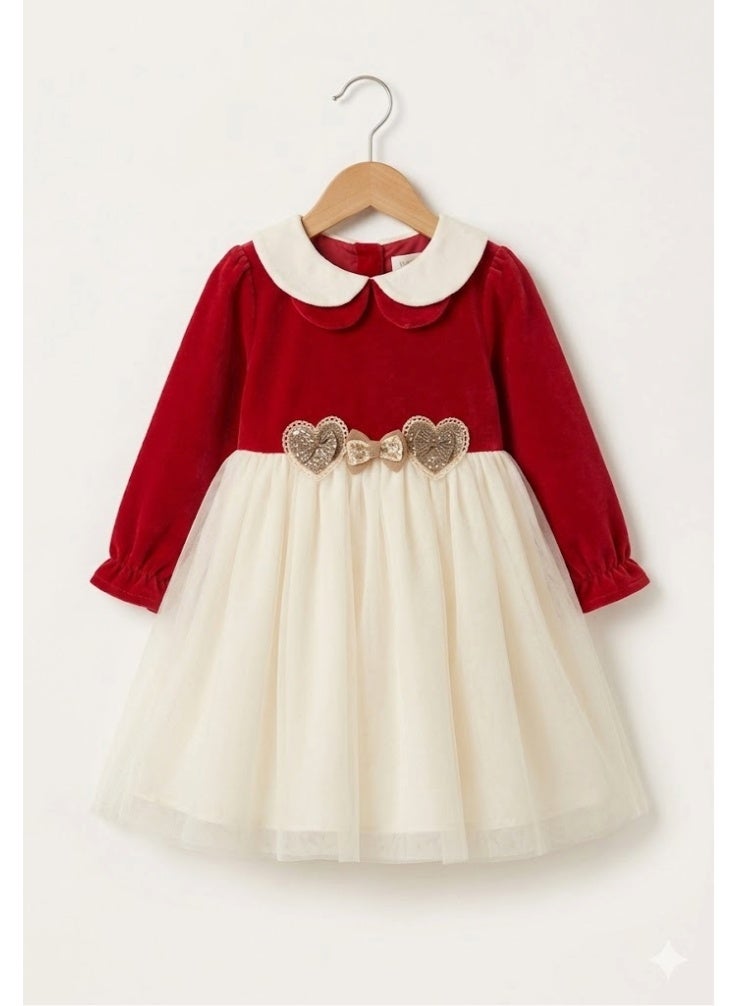 Cloud Fashion Red Tulle Dress - Image 3