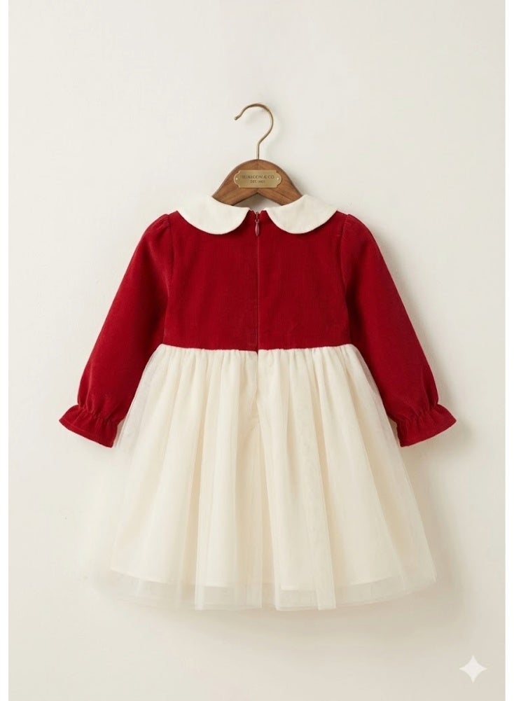 Cloud Fashion Red Tulle Dress - Image 4