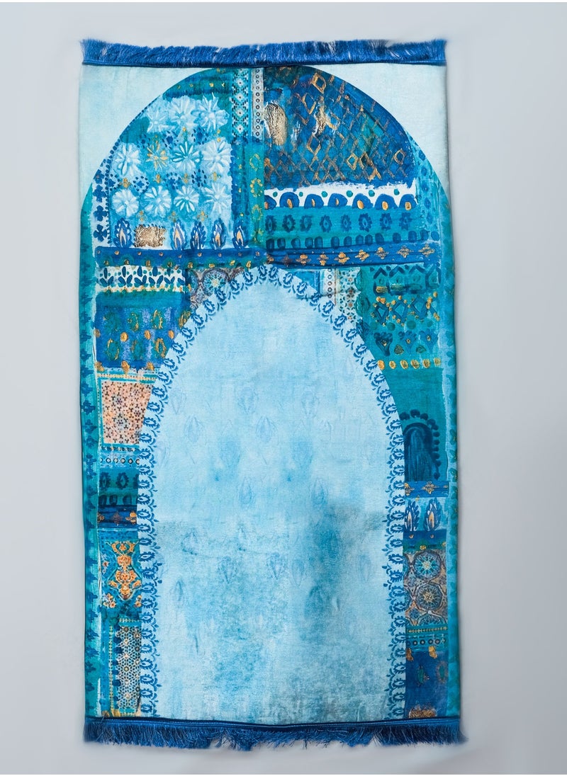 Handmade - Bayt Al-Karam Padded Prayer Mat and Quran Cover Set - Image 1