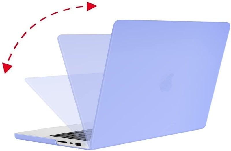 MOCA Case Compatible with MacBook Pro 16 inch Case 2024-2021 M4 M3 M2 M1 Pro/Max with Touch ID A3403 A3186 A2991 A2780 A2485, Hard Shell Cover Case (Serenity Blue) - Image 4