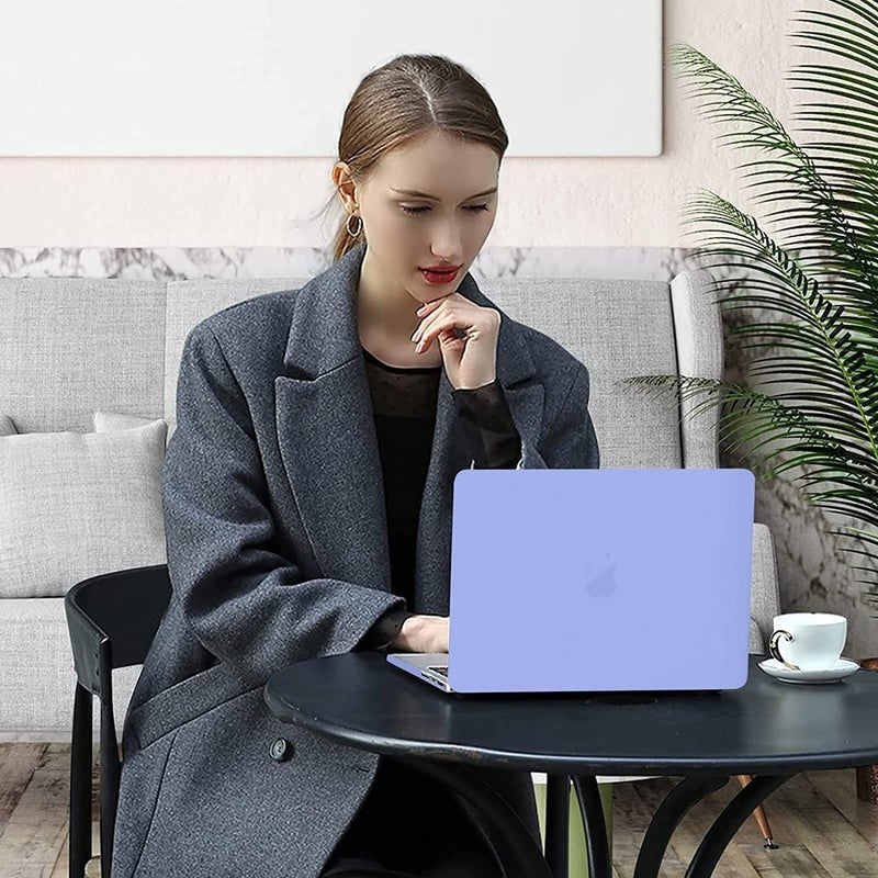 MOCA Case Compatible with MacBook Pro 16 inch Case 2024-2021 M4 M3 M2 M1 Pro/Max with Touch ID A3403 A3186 A2991 A2780 A2485, Hard Shell Cover Case (Serenity Blue) - Image 3